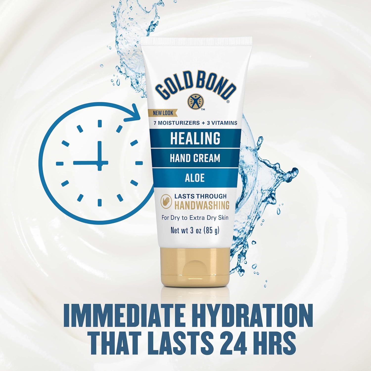 Gold Bond Healing Hand Cream with Aloe, Rich Moisturizer - Image 4