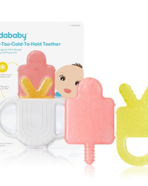 Frida Baby Silicone Teething Toys, 4-in-1 Teether for Babies & Infants, Teething Relief