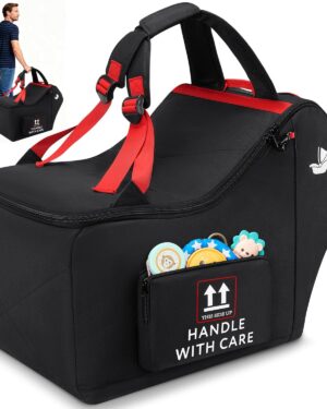 RAINSMORE Infant Car Seat Travel Bag for Airplane Compatible
