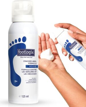 FOOTLOGIX Cracked Heel Formula, White 4.23 Ounce