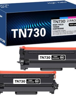 TN730 Compatible TN730 TN-730 Black Toner Cartridge Replacement