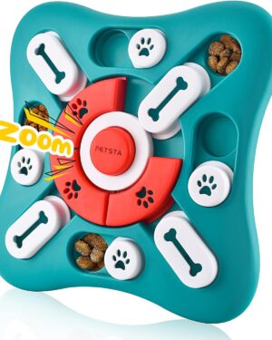 PETSTA Dog Puzzle Toys, Treat Dispensing Dog Enrichment Toys for IQ Training